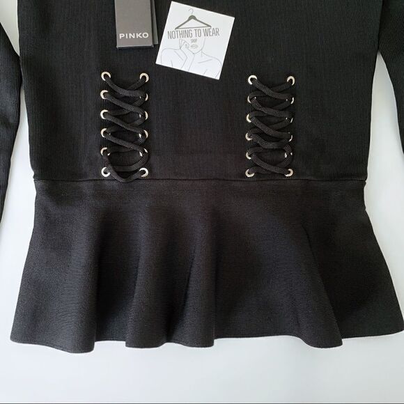 ⭕️ PINKO Sweater Black Women’s - Picture 4 of 6